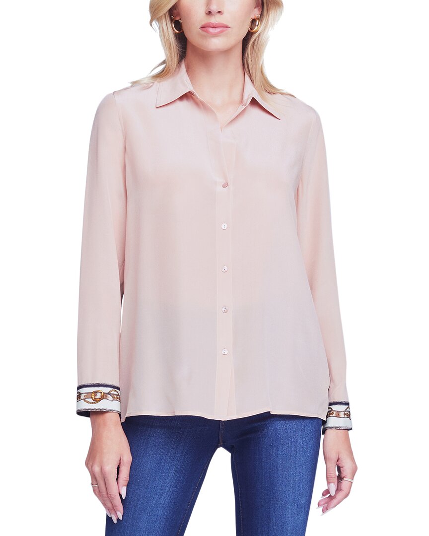 Shop L Agence L'agence Gio Silk Blouse