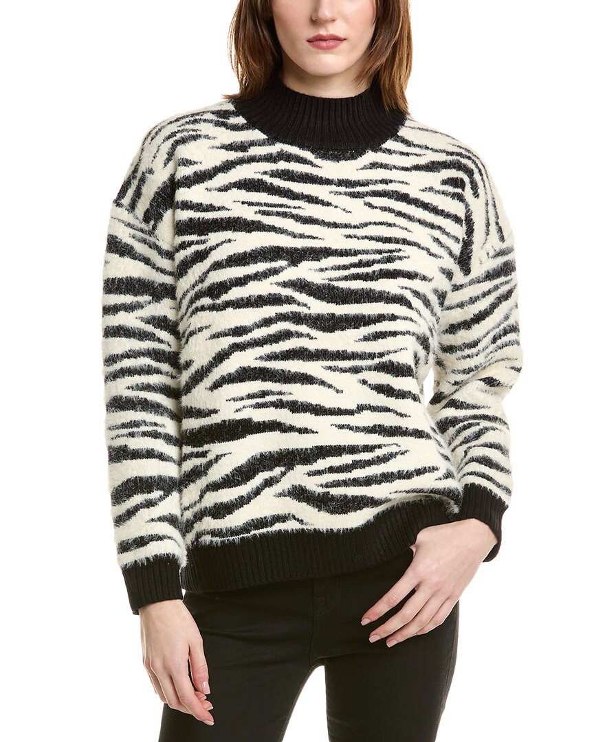 LOVE TOKEN LOVE TOKEN FUZZY EYELASH TURTLENECK SWEATER 