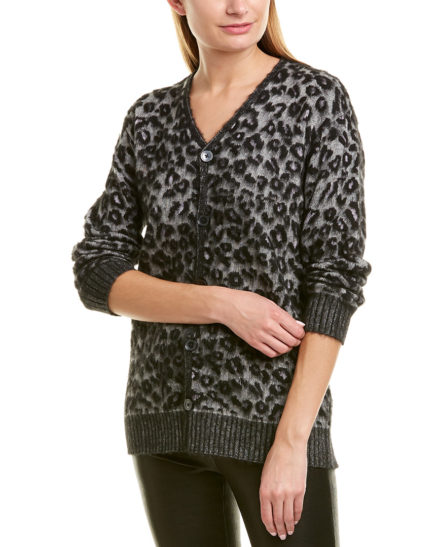 Image of La Vie Rebecca Taylor Leopard Jacquard Wool-Blend Cardigan