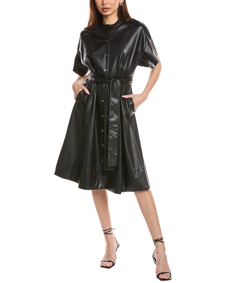 N Natori Natori Shirt Dress In Black