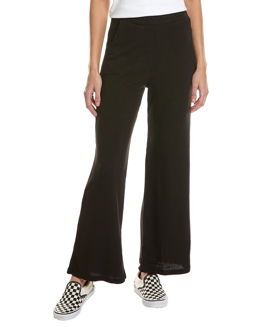 Shop Project Social T Stay Forever Rib Cropped Pant In Black