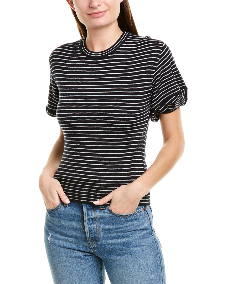 Image of Nicholas Blouson Wool-Blend Top