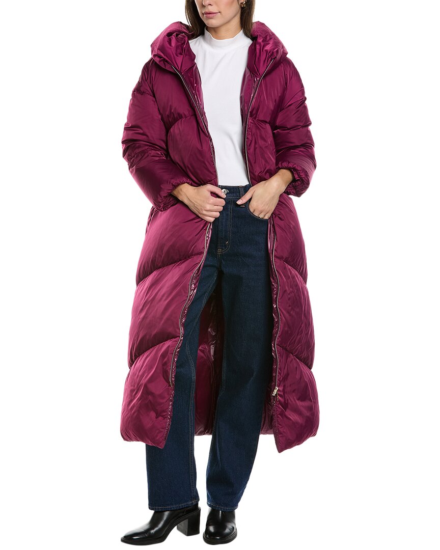 Herno Down Coat In Purple
