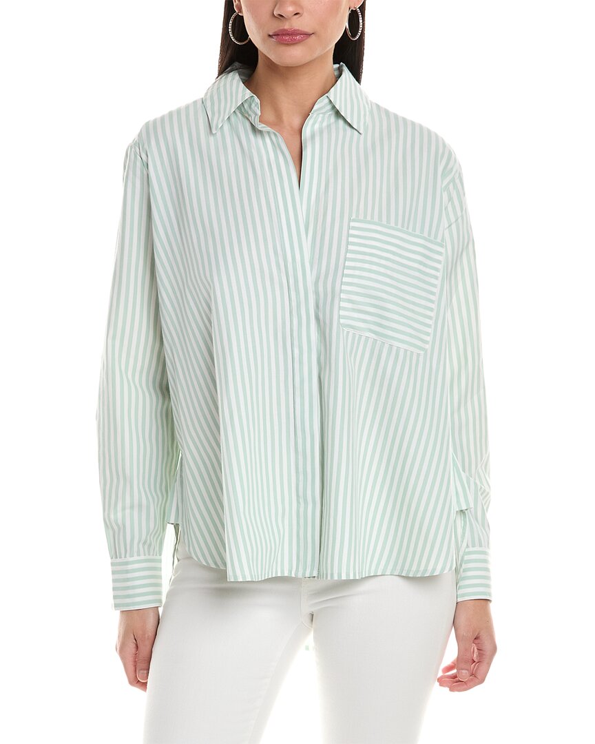 FRENCH CONNECTION FRENCH CONNECTION STRIPE RELAXED POPOVER SHIRT