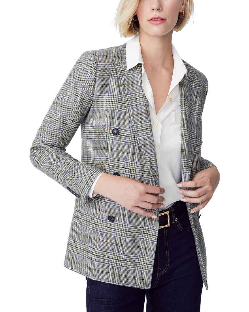 J.mclaughlin J. Mclaughlin Foxley Wool-blend Jacket In Brown