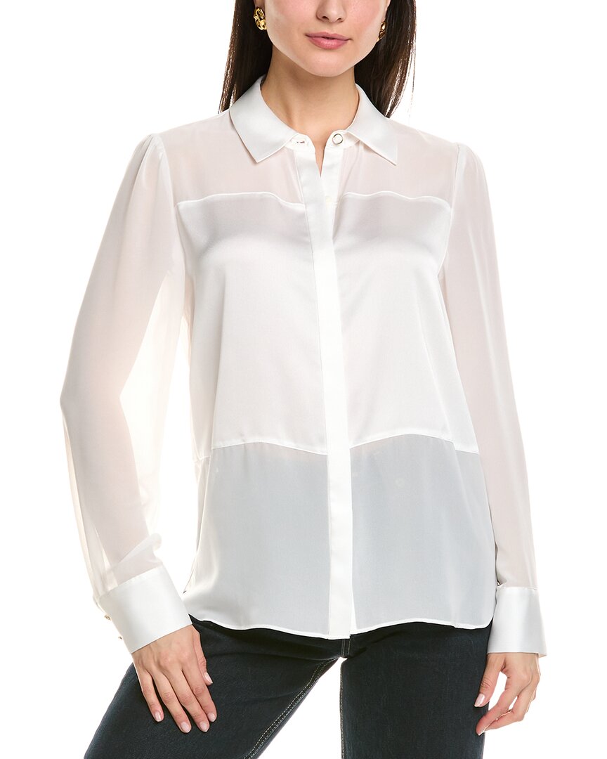 Milly Andy Satin Blouse