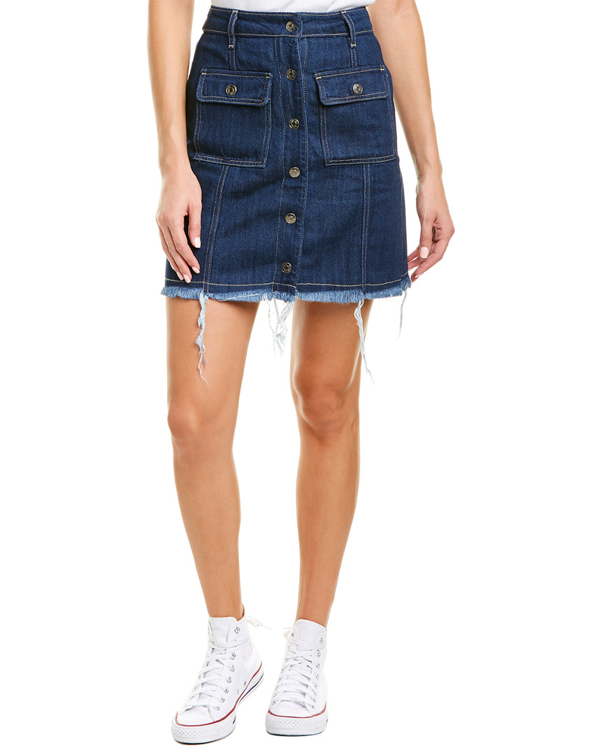 Image of Hidden Jeans Cut Off Mini Skirt