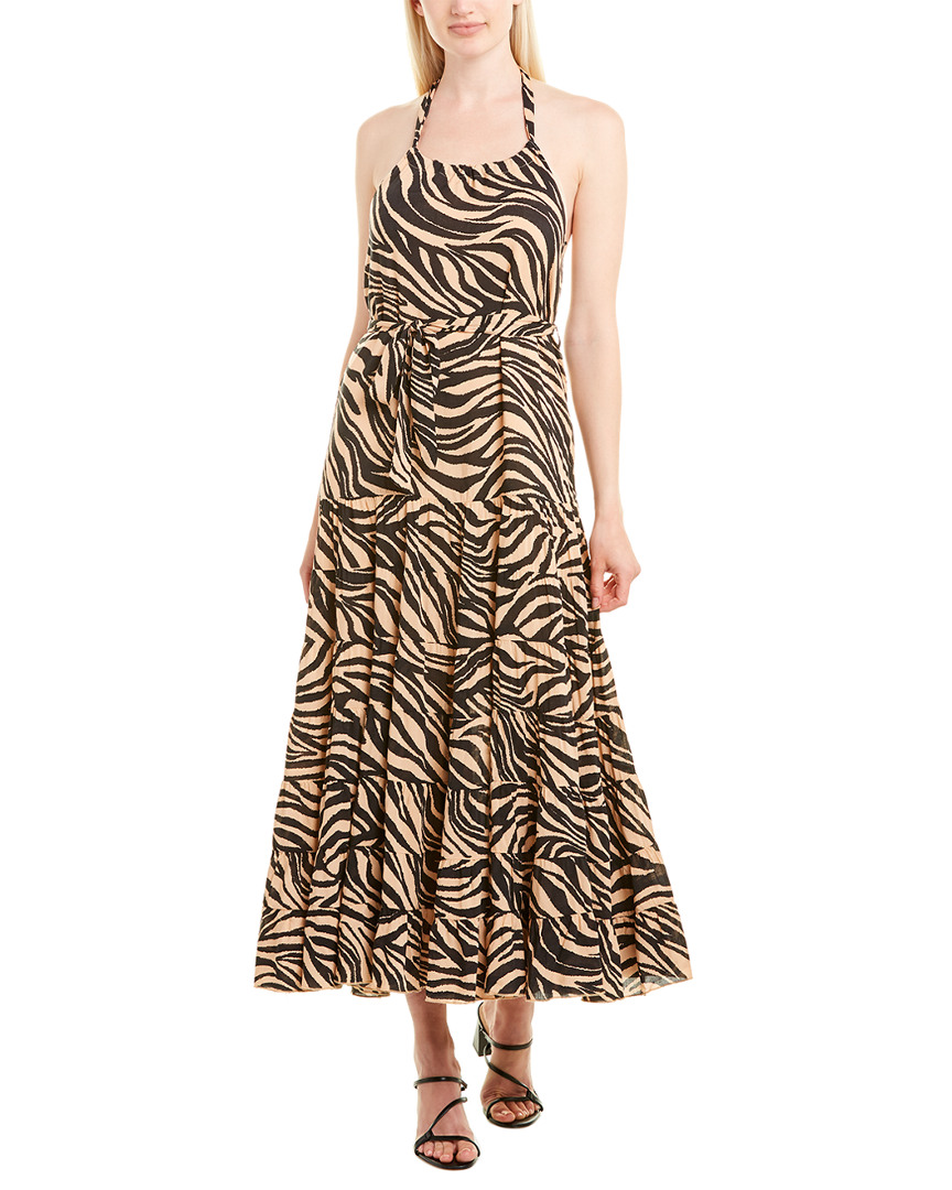 Image of Stellah Halter Midi Dress