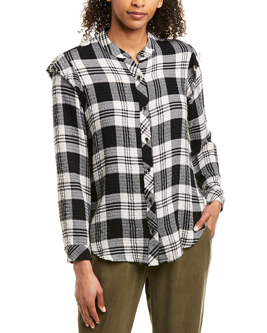 Image of Bella Dahl Frayed Ruffle Top