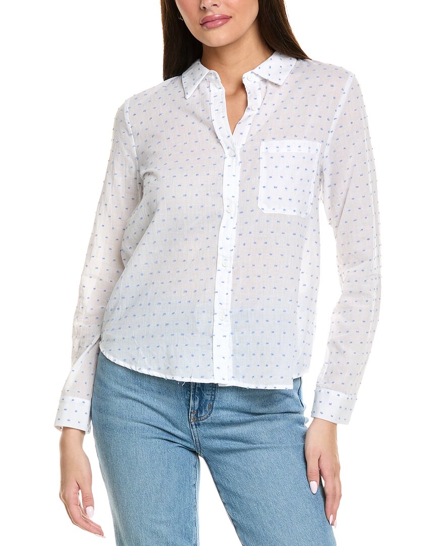 Shop Anna Kay Lea Plumetis Blouse In White