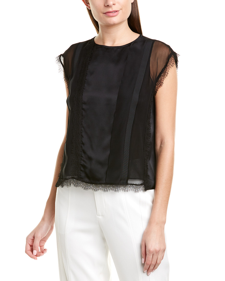 Image of Jason Wu Mix Silk Top