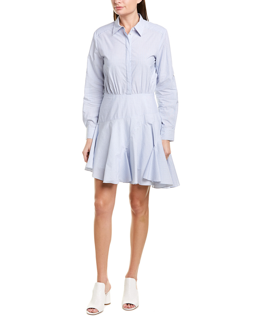 Image of Jason Wu Mini Stripe A-Line Dress