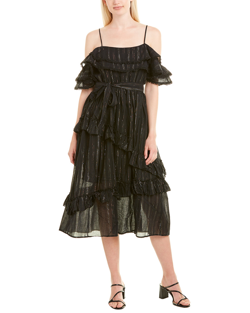 Image of ALLISON Ruffle Midi Dress