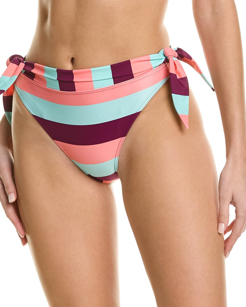 Tanya Taylor Poppy Side-tie Bikini Bottoms In Pink