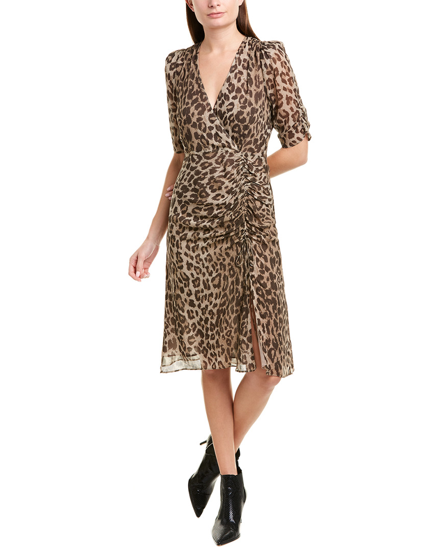 Image of Nicholas Tea Silk Midi Dress