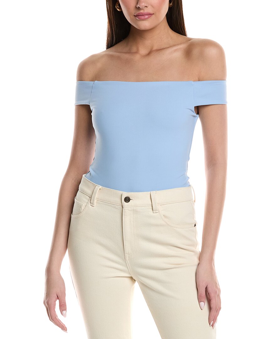 Free People Off To The Races Bodysuit In Blue
