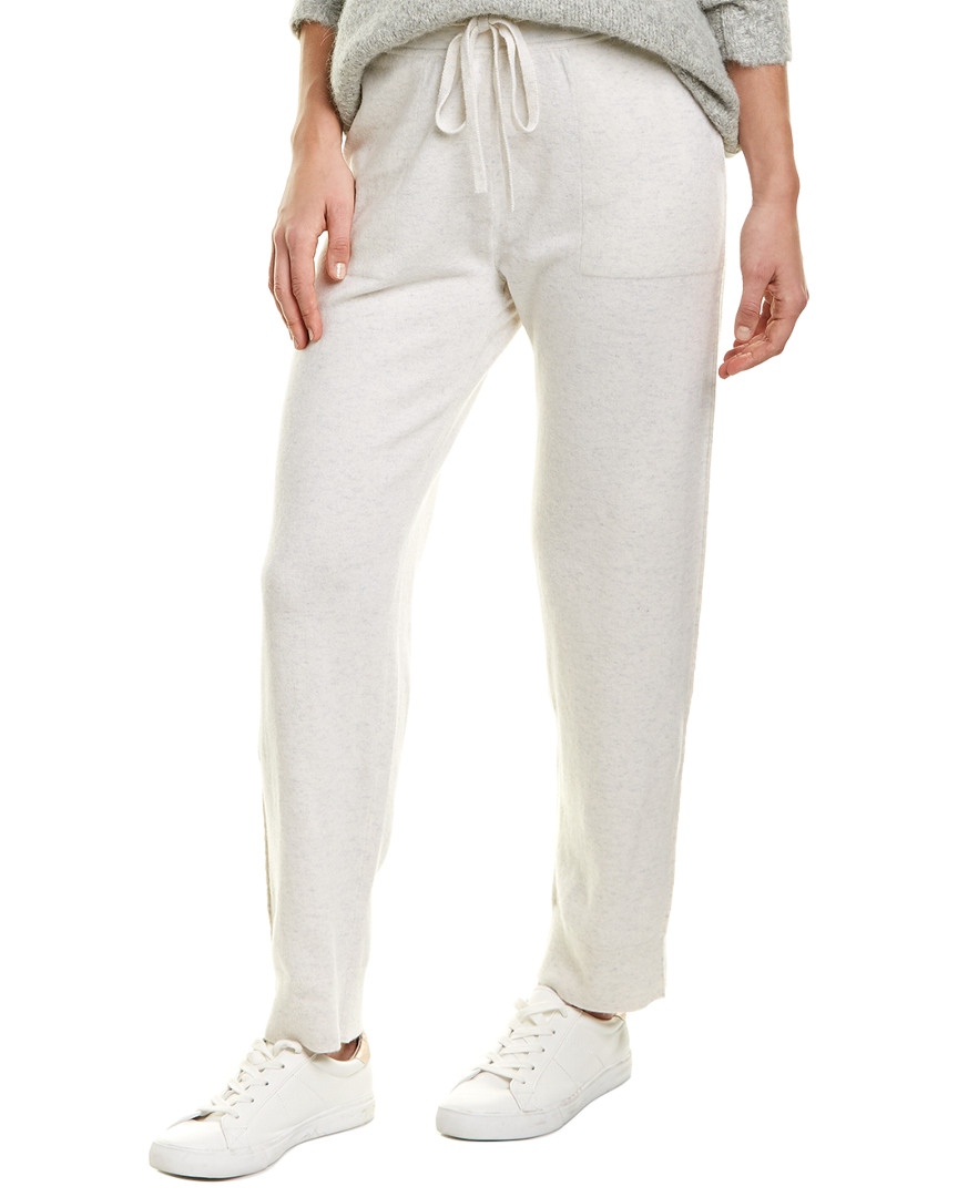 Vince Slouch Wool & Cashmere-Blend Jogger Pant Women's White Xs | eBay