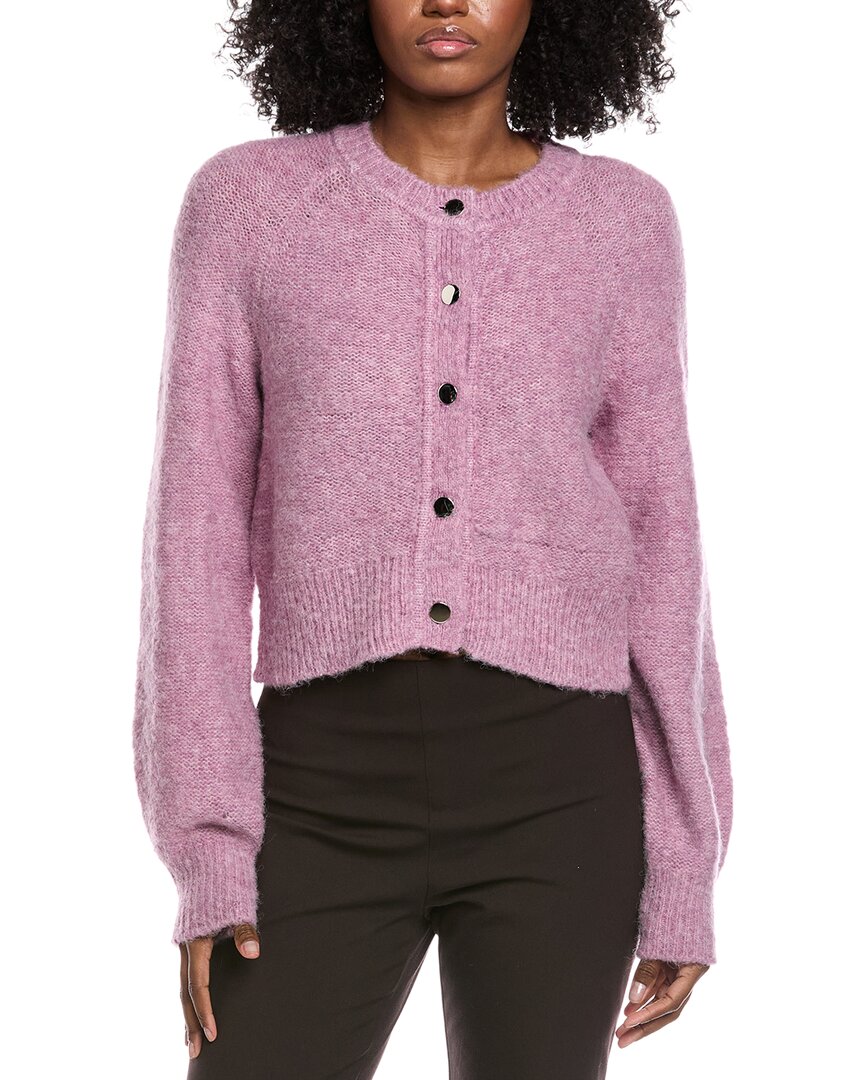 Toccin Samara Raglan Cardigan In Pink