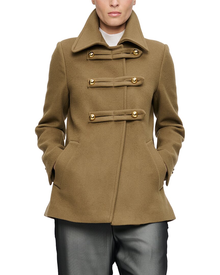 Câllas Callas Clara Wool-blend Jacket In Brown