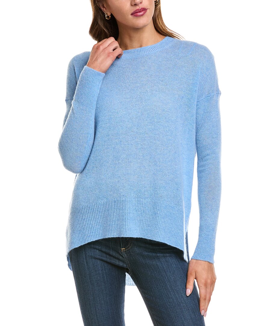 Philosophy Di Lorenzo Serafini Philosophy Oversized Crewneck Cashmere Sweater In Blue