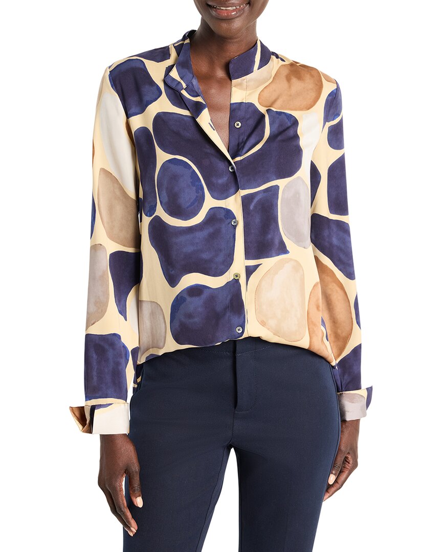 NIC + ZOE NIC + ZOE PLAYFUL PEBBLE WOVEN SHIRT 