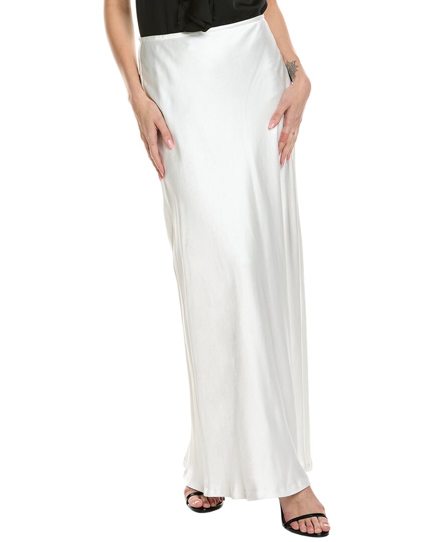 Kobi Halperin Dominique Satin Skirt In White