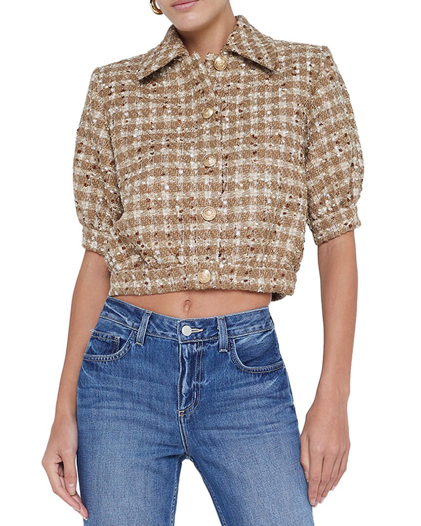 L Agence Bridges Tweed Jacket