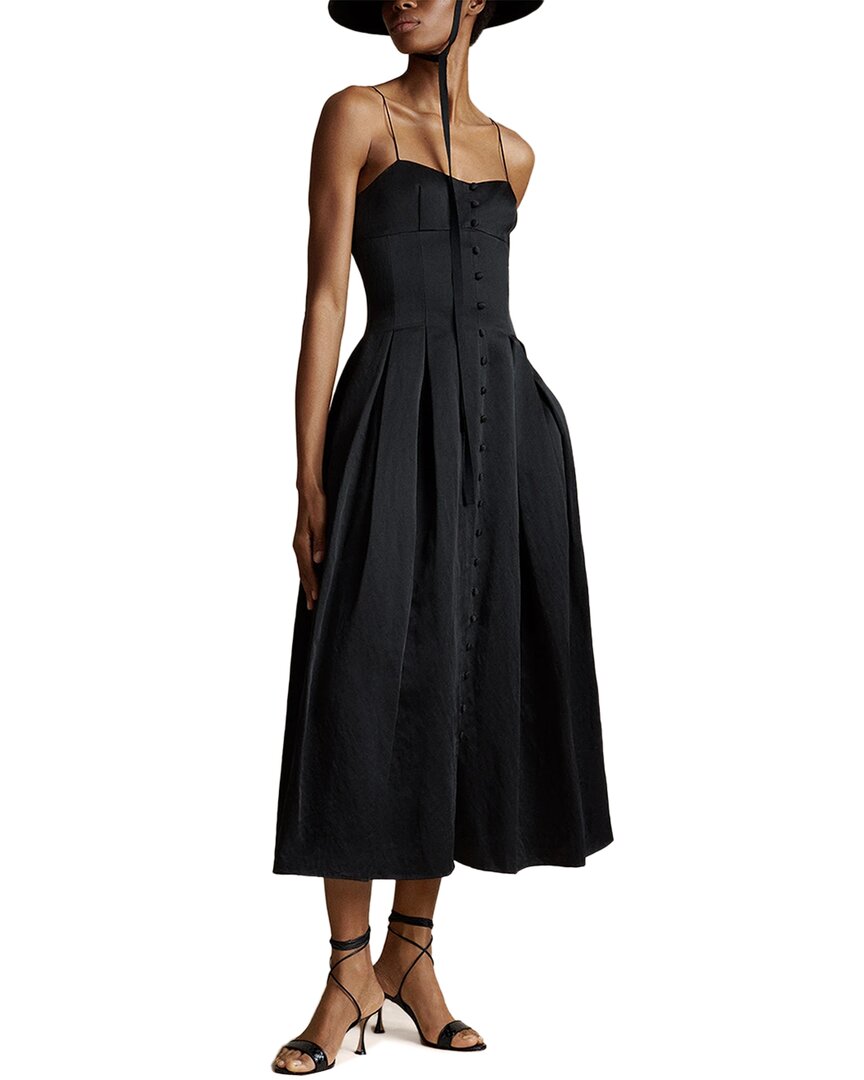 Adam Lippes Rickie Linen-blend Dress