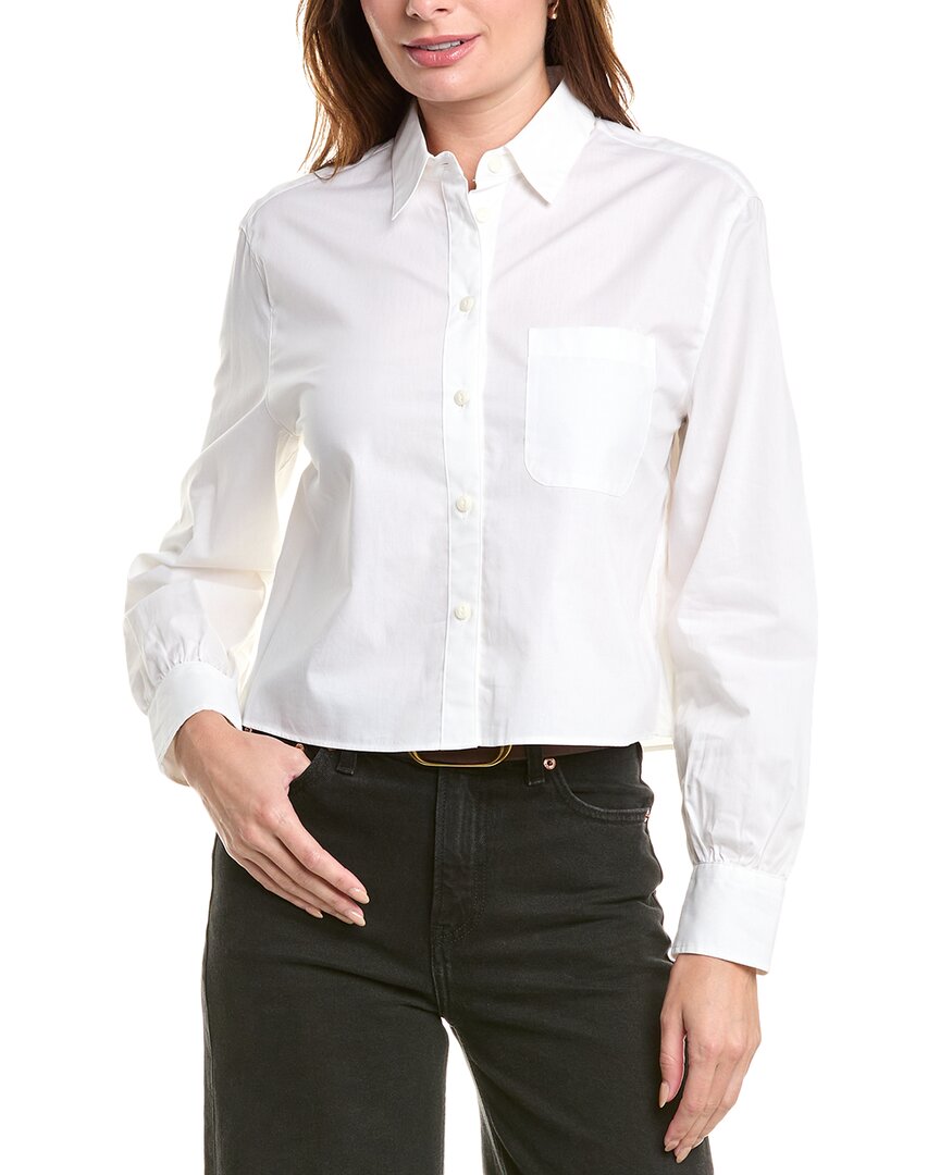 Rag & Bone Maxine Classic Button-front Shirt In White