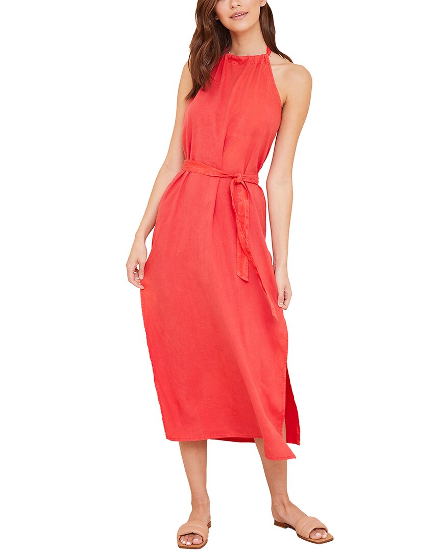 Bella Dahl Smocked Waist Halter Midi Dress