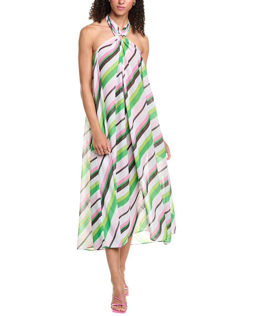 Ganni Light Chiffon Halterneck Dress