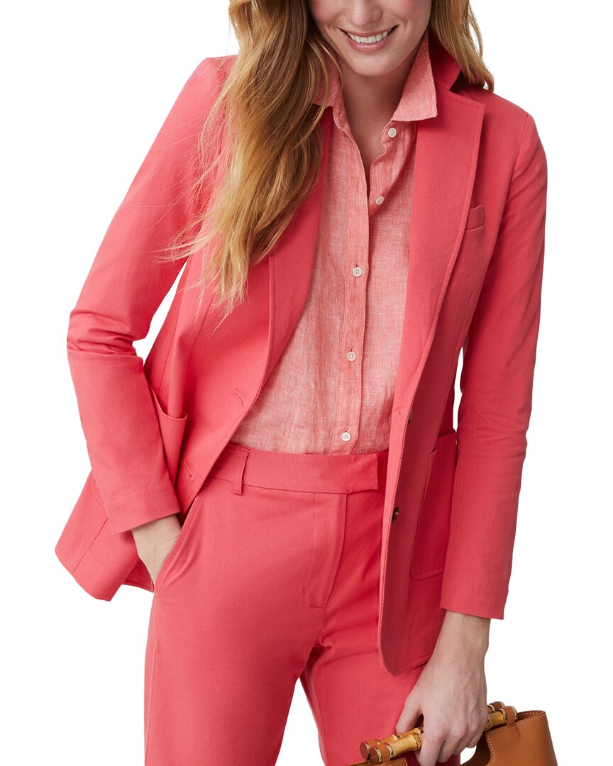 J.MCLAUGHLIN J.MCLAUGHLIN MERONA LINEN-BLEND JACKET