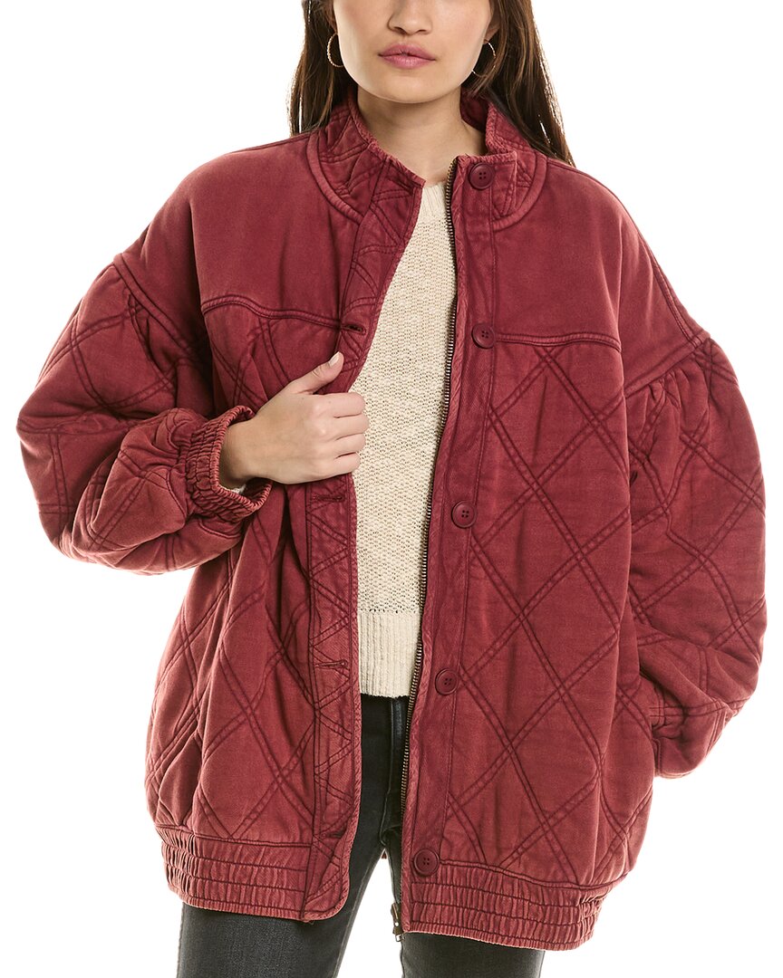 Shop Free People Juno Jacket In Red