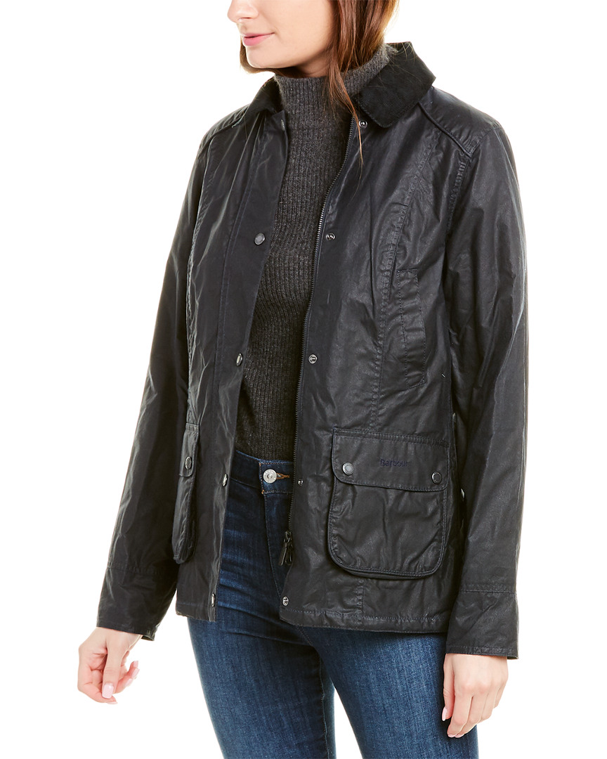 Image of Barbour Dover Waxed Trench Coat