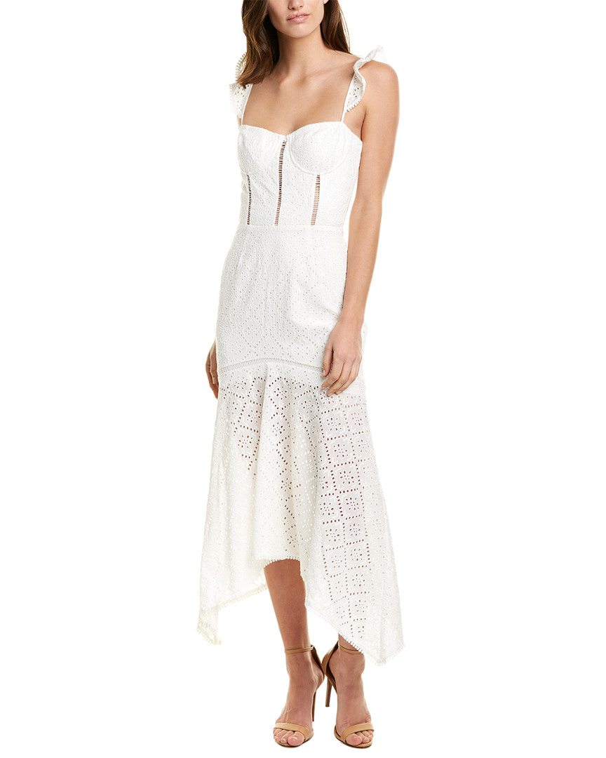 Karina Grimaldi Irma Midi Dress Women's White 2 | eBay