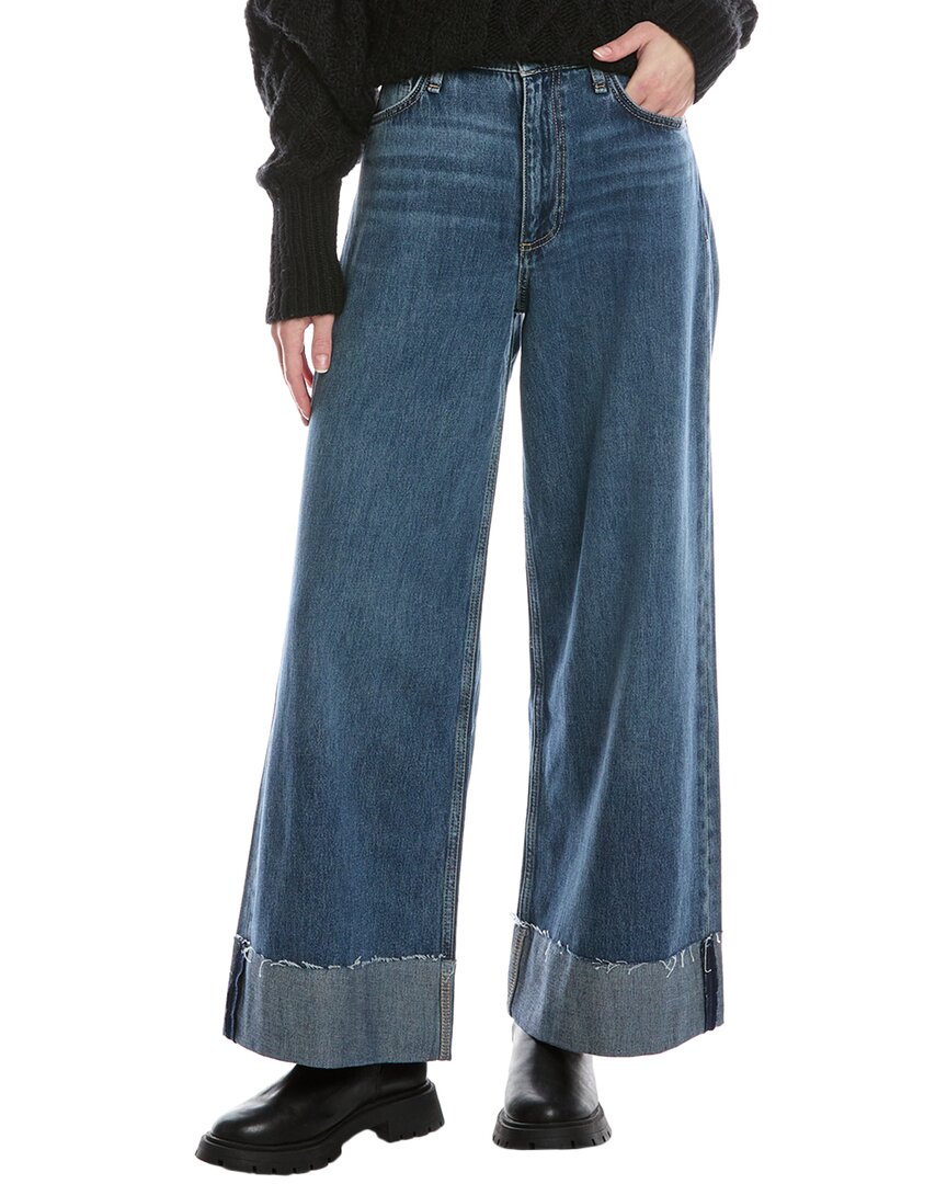 RAG & BONE RAG & BONE SOFIE PEBBLES ULTRA HIGH-RISE WIDE LEG JEAN