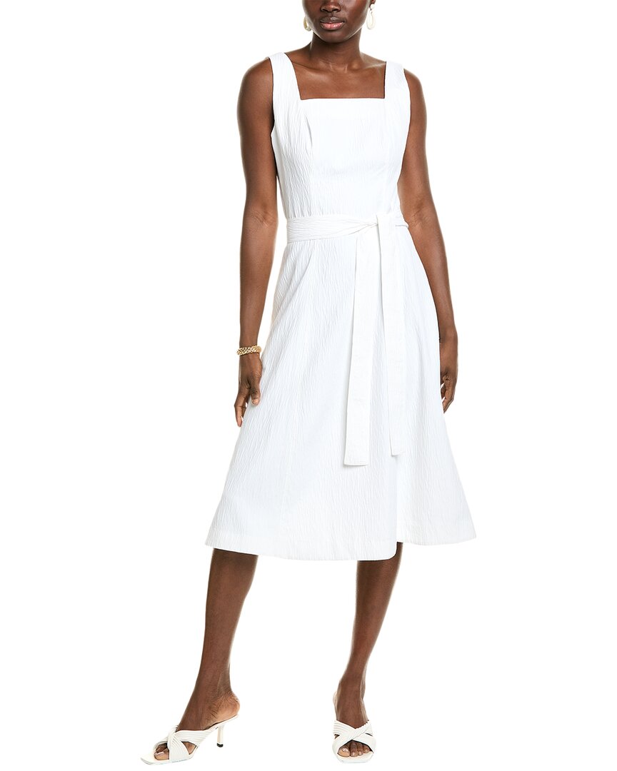 Natori Textured Jacquard Maxi Dress In White