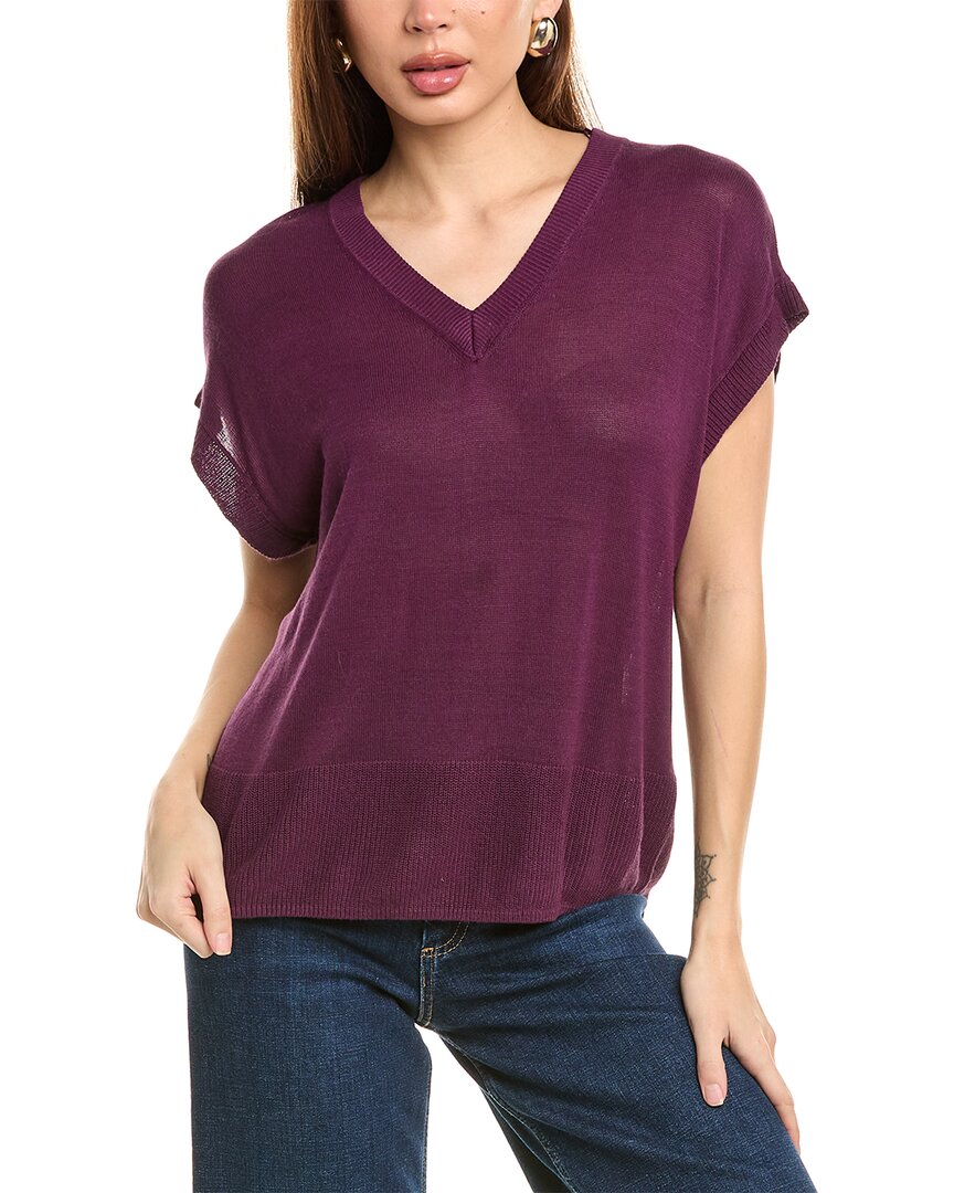 VINCE CAMUTO VINCE CAMUTO DROPPED-SHOULDER TOP