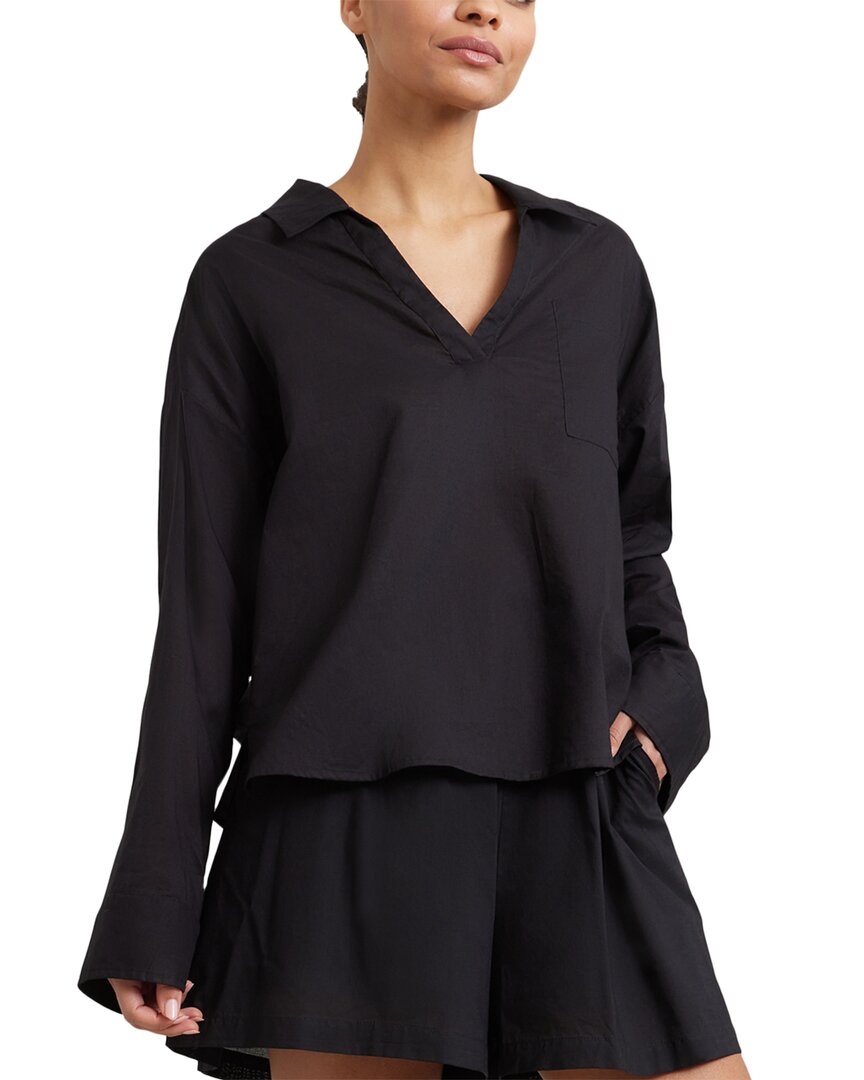 Shop Modern Citizen Jo Collared V-neck Shirt