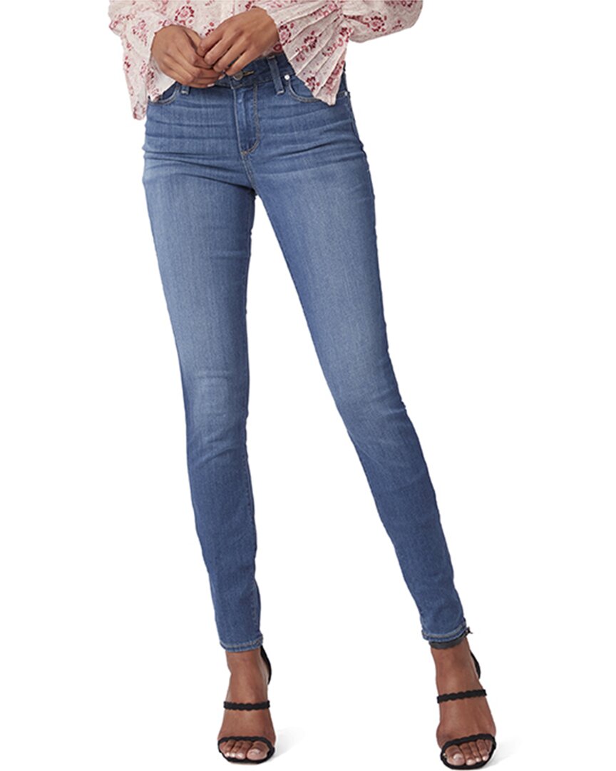 Paige Leggy Ultra Skinny Jean In Blue