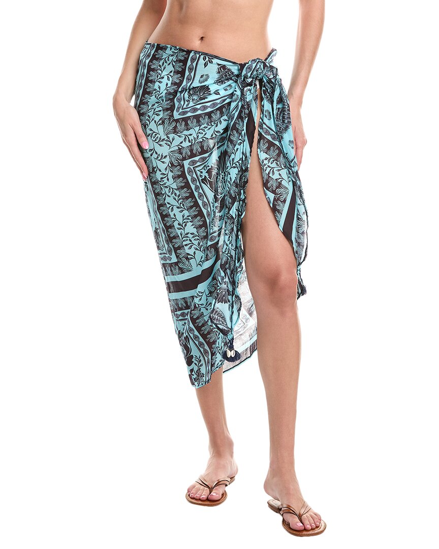 Pq Swim Andrea Sarong In Blue