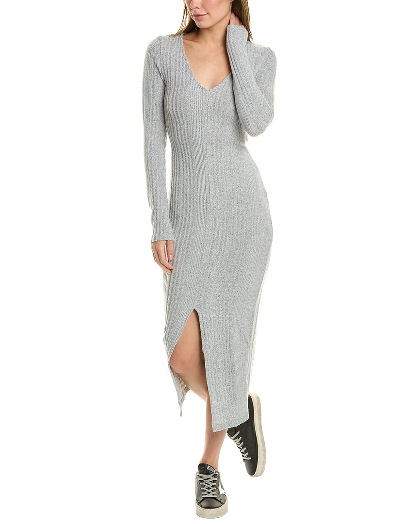 Shop Harper Brushed Sweaterdress In Grey