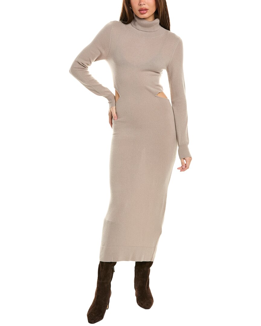 Iro Isao Cashmere Sweaterdress In Grey