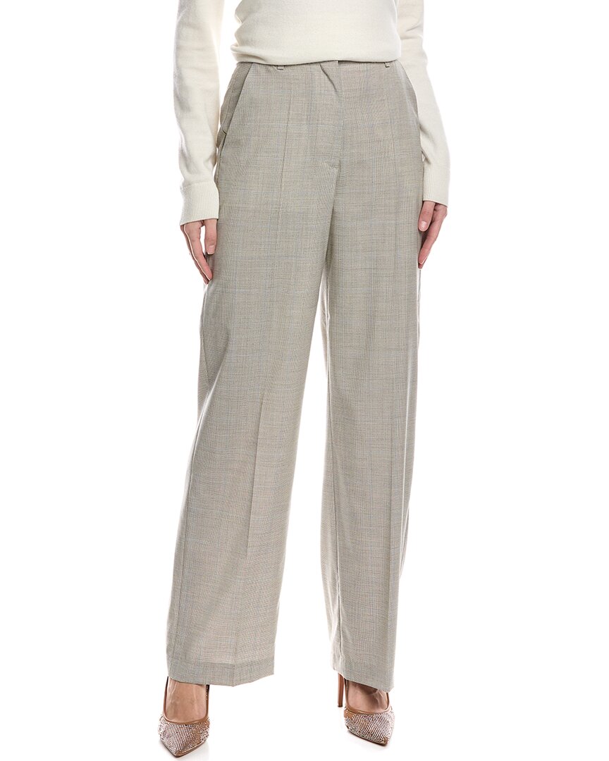 Hugo Boss Taleco 2 Wool-blend Trouser In Beige