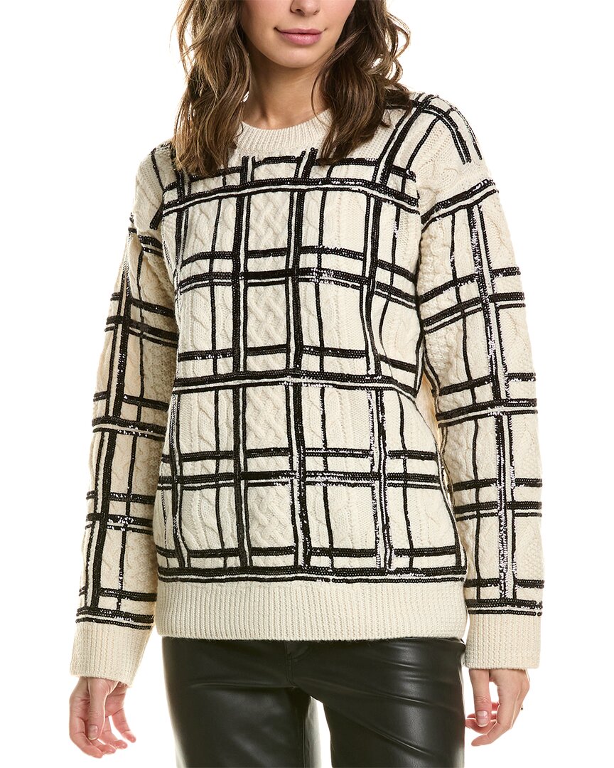 Valentino Wool Sweater In White