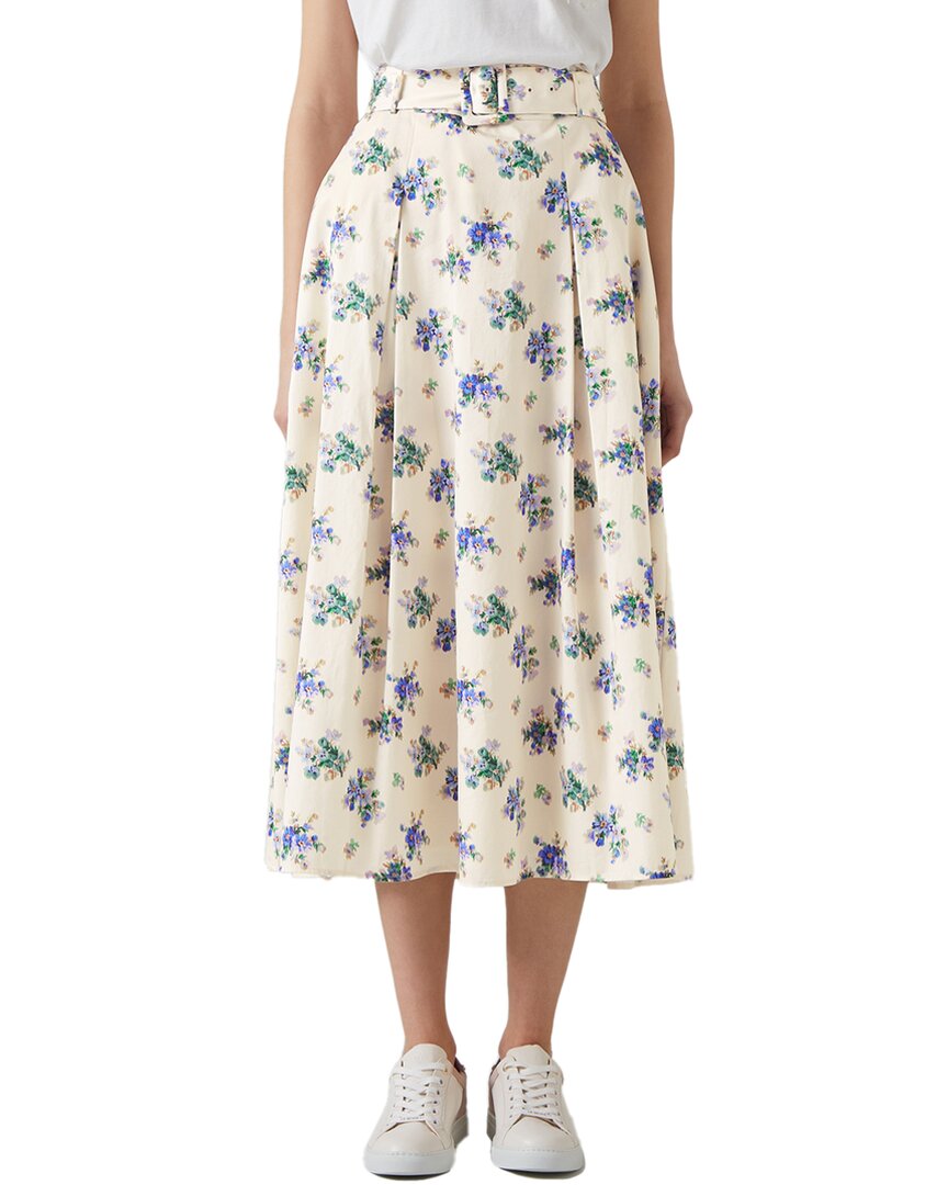 Lk Bennett Elodie Belted Skirt