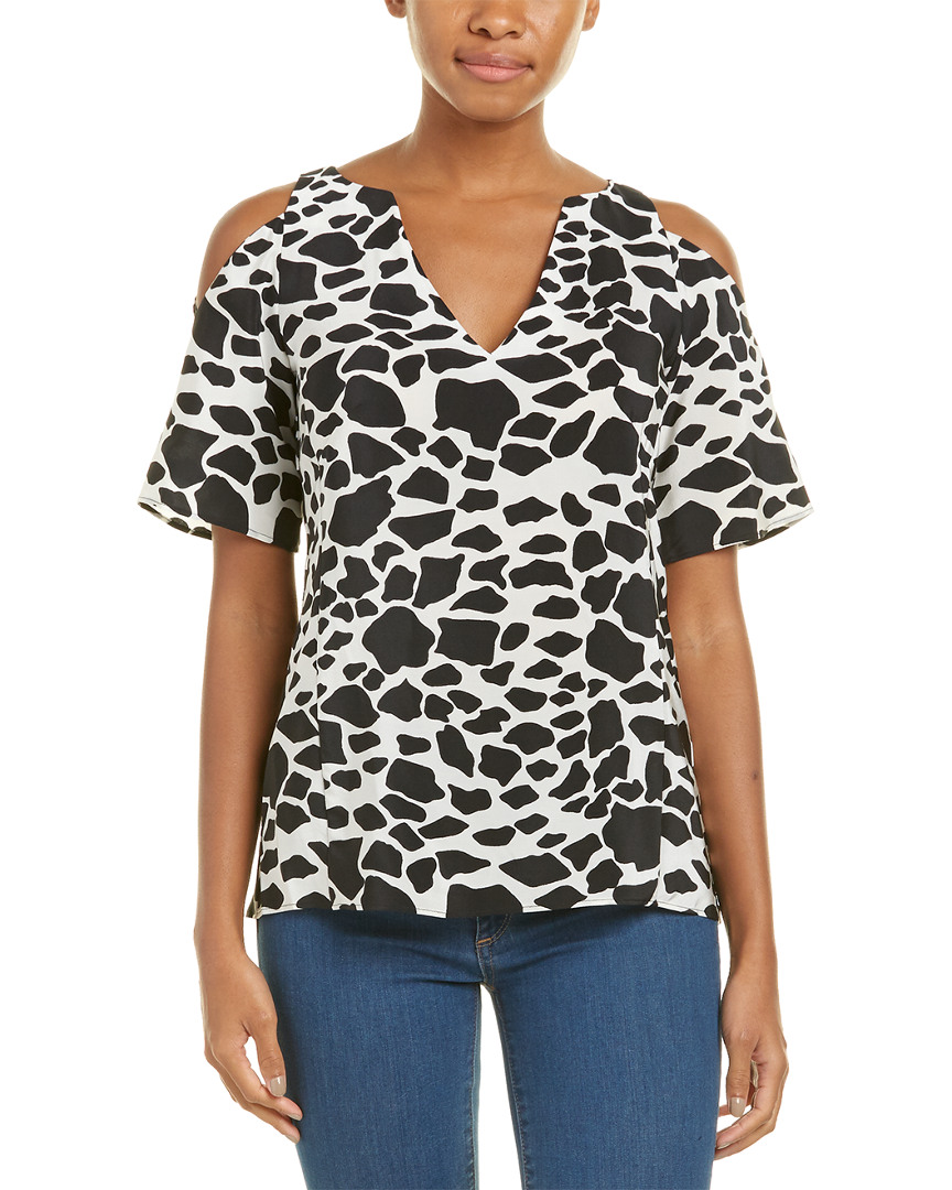 Image of Nanette Lepore Bird Song Silk Top