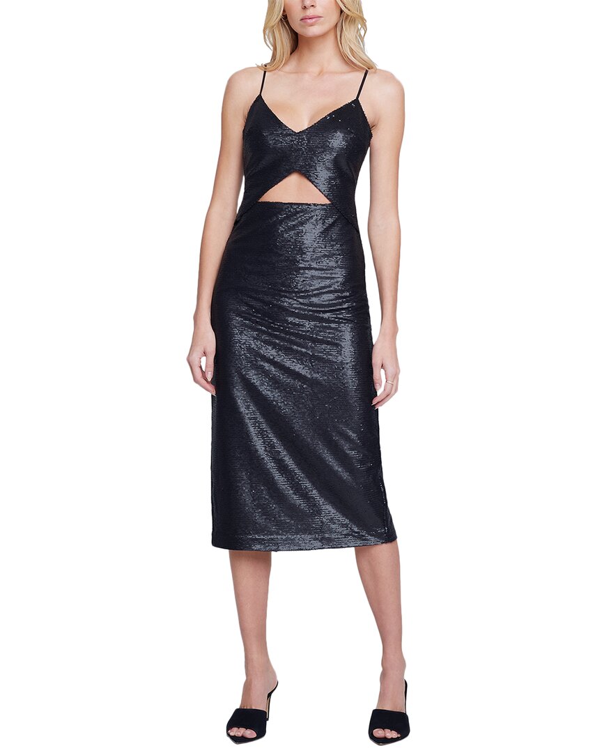 L Agence L'agence Femme Sequin Cutout Dress