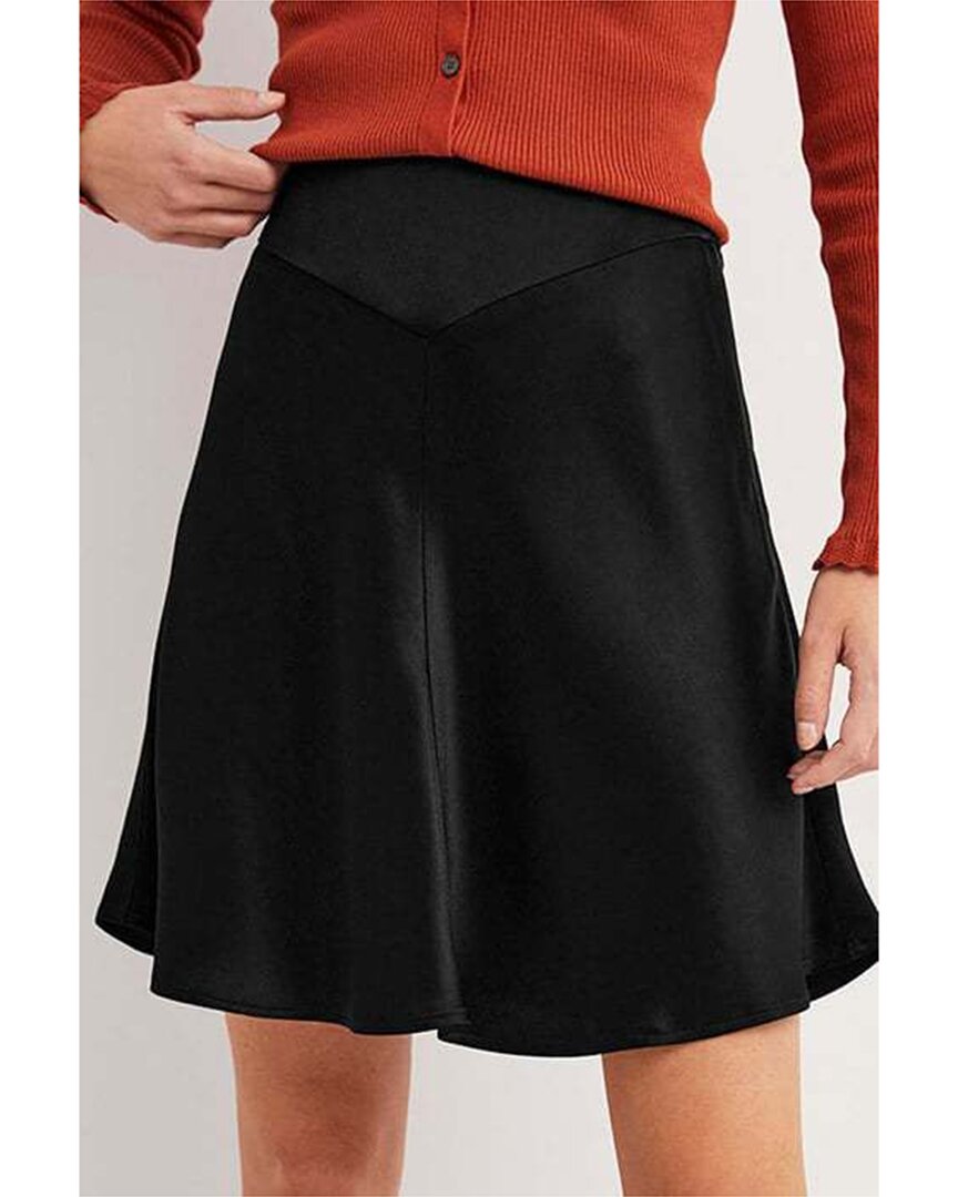 BODEN BODEN SATIN BIAS-CUT MINI SKIRT 