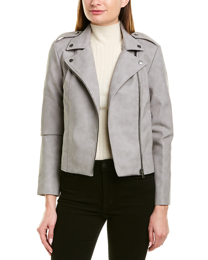 Bb Dakota Easy Rider Jacket Women's Gray L | eBay